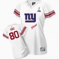 # Women New York Giants #80 Victor Cruz 2011 Women Field Flirt 2012 Super Bowl XLVI Jersey White