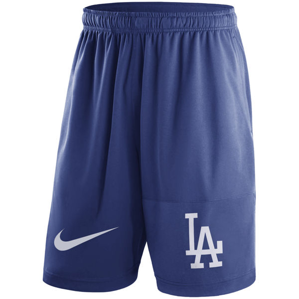 14Men's Los Angeles Dodgers Nike Royal Dry Fly Shorts