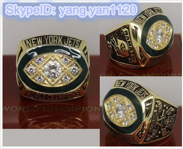 1968 NFL Super Bowl III New York Jets Championship Ring 1968 NFL Super Bowl III New York Jets Championship Ring