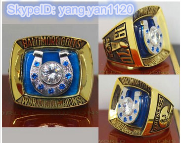 1970 NFL Super Bowl V Baltimore Colts Championship Ring 1970 NFL Super Bowl V Baltimore Colts Championship Ring