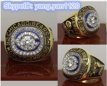 1985 NFL Super Bowl XX Chicago Bears Championship Ring 1985 NFL Super Bowl XX Chicago Bears Championship Ring