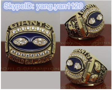 1990 NFL Super Bowl XXV New York Giants Championship Ring