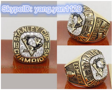 1991 NHL Championship Rings Pittsburgh Penguins Stanley Cup Ring