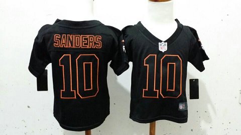 2-6 Kids Emmanuel Sanders Denver Broncos #10 Black Jersey