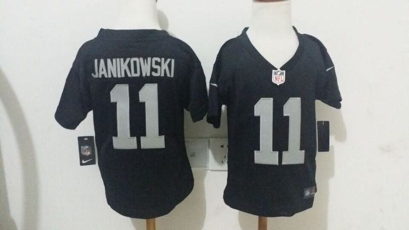 2-6 Kids Sebastian Janikowski Oakland Raiders #11 Nike Black Jersey 2-6 Kids Sebastian Janikowski Oakland Raiders #11 Nike Black Jersey