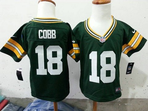 2-6 Years Old Kids Randall Cobb Green Bay Packers #18 Green Stitched Nike Jersey 2-6 Years Old Kids Randall Cobb Green Bay Packers #18 Green Stitched Nike Jersey