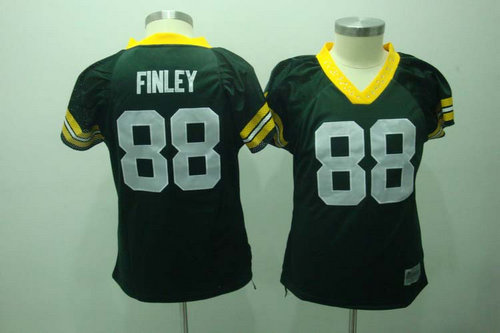 2010 Women Field Flirt Fashion Jerseys Green Bay Packers 88 finley green