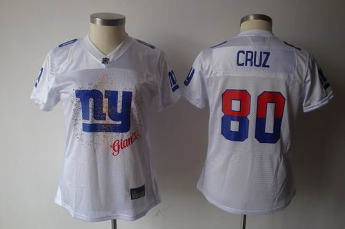 2011 Women FEM FAN Jersey New York Giants 80 Victor Cruz white Jersey