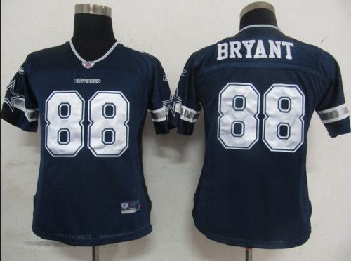 2011 Women TEAM Dallas Cowboys 88 Dez Bryant Blue Jerseys