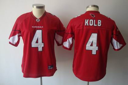 2011 Women team Jersey Arizona Cardinals 4 Kevin Kolb red Team Color Jersey 2011 Women team Jersey Arizona Cardinals 4 Kevin Kolb red Team Color Jersey
