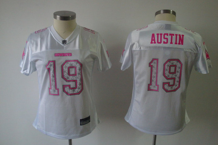 2011 Womens FEM FAN Jersey Dallas Cowboys 19 Miles Austin Jerseys White