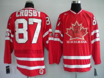 Ice  2010 OLYMPIC Team Canada 87 CROSBY red jersey