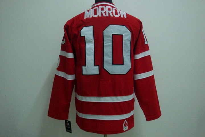 NHL Jerseys CANADA TEAM 10# MORROW RED 2010 Olympic NHL Jerseys CANADA TEAM 10# MORROW RED 2010 Olympic