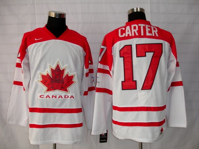 NHL JERSEYS 17#CARTER Team Canada white 2010 OLYMPIC NHL JERSEYS 17#CARTER Team Canada white 2010 OLYMPIC