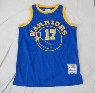 Golden State Warriors #17 Chris Mulliin blue throwback jersey Golden State Warriors #17 Chris Mulliin blue throwback jersey
