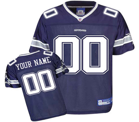 Dallas Cowboys Customized Replica Team Color Jerseys Dallas Cowboys Customized Replica Team Color Jerseys