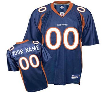 Denver Broncos Customized Replica Team Color Jerseys Denver Broncos Customized Replica Team Color Jerseys