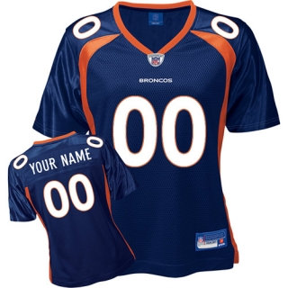 Denver Broncos Women Customized BlueJersey Denver Broncos Women Customized BlueJersey