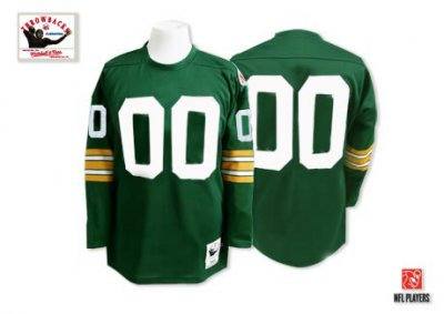 Customized Green Bay Packers Jersey Throwback Green Football Jersey
