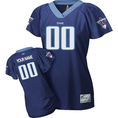 Customized Tennessee Titans Jersey Women Field Flirt Fashion Football Jersey