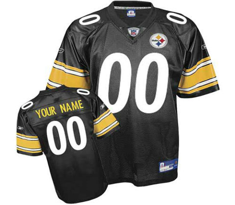 Pittsburgh Steelers Customized Replica Team Color Jerseys