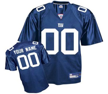 New York Giants Customized Replica Team Color Jerseys New York Giants Customized Replica Team Color Jerseys