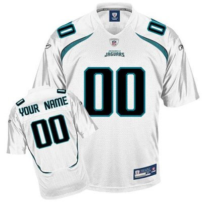 Customized Jacksonville Jaguars Jersey Eqt White Football