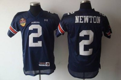Tigers #2 Newton Blue Embroidered NCAA Jersey