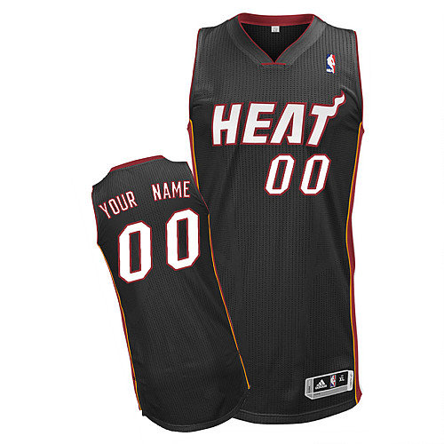 Heats Personalized Authentic Black Jersey (S-5XL)