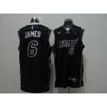 miami heat #6 james black full black miami heat #6 james black full black