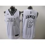miami heat #6 james white swingman full white