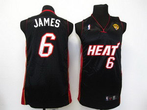 miami heat 6 james Swingman black 2011 Finals