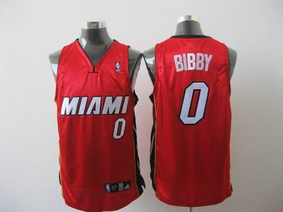 Miami Heat 0 Mike Bibby red jerseys Miami Heat 0 Mike Bibby red jerseys
