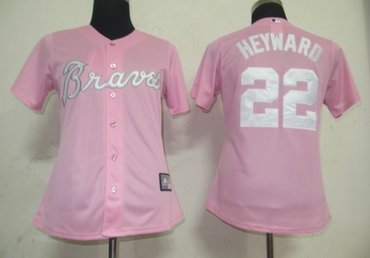 Women Jerseys Atlanta Braves 22 Heyward Pink Women Jerseys Atlanta Braves 22 Heyward Pink