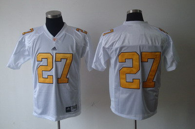 NCAA Tennessee vols #27 white Jerseys