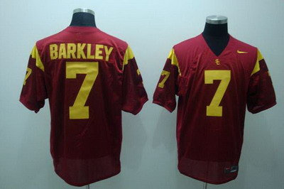 Trojans #7 Matt Barkley Red Embroidered NCAA Jersey Trojans #7 Matt Barkley Red Embroidered NCAA Jersey