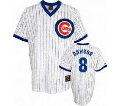 Dawson 8 White (blue strip) Chicago Cubs
