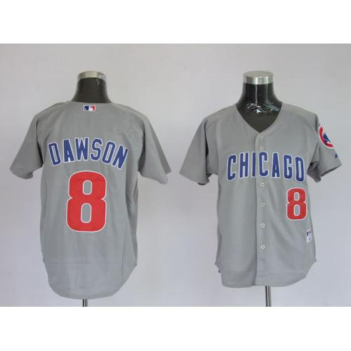 Jerseys Chicago Cubs 8 Dawson Grey Jerseys Chicago Cubs 8 Dawson Grey