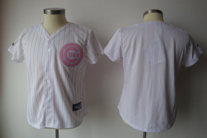 2011 Womennull Jersey by Majestic Athletic cubs blank white
