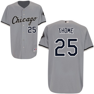 Chicago White Sox 25 Jim Thome gray