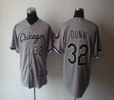 Chicago White Sox 32 Adam Dunn jerseys GRAY