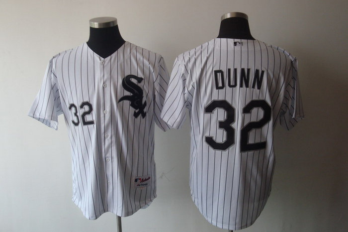 Chicago White Sox 32# dunn white(black strip) Chicago White Sox 32# dunn white(black strip)