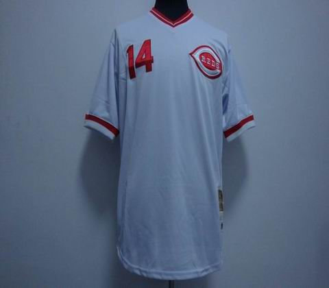 Cincinnati Reds 14 white ROSE Cincinnati Reds 14 white ROSE