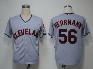 MLB Jerseys Cleveland Indians 56 Herrmann Grey Coo MLB Jerseys Cleveland Indians 56 Herrmann Grey Coo