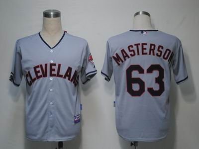 MLB Jerseys Cleveland Indians 63 Masterson Grey Cool Base MLB Jerseys Cleveland Indians 63 Masterson Grey Cool Base