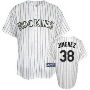 Colorado Rockies #38 Troy Jimemez Jersey Colorado Rockies #38 Troy Jimemez Jersey