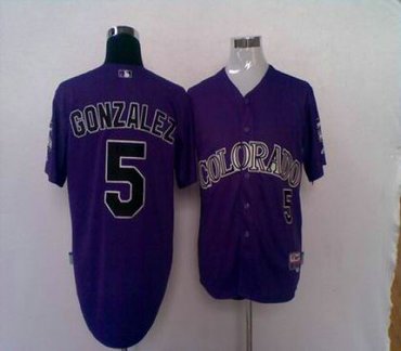 colorado rockies 5 gonzalez purple color colorado rockies 5 gonzalez purple color