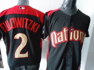 National League Authentic Colorado Rockies 2 Troy Tulowitzki 2011 ALL STAR BLUE