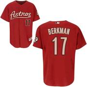 Houston Astros 17 Berkman Alternate Home Jersey red Houston Astros 17 Berkman Alternate Home Jersey red