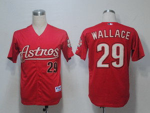Houston Astros 29 Wallace Red Houston Astros 29 Wallace Red